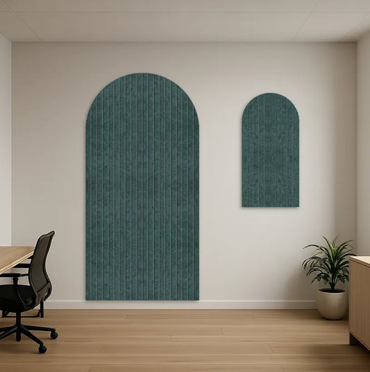 Wall Arch Japandi with quiet vertical lines