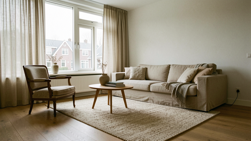 Why is my modern living room reverberating and what can I do about it?