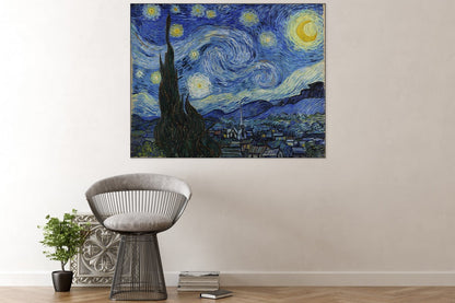 Acoustic art panel The Starry Night: Vincent van Gogh, sound-absorbing wall art