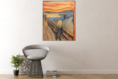 Acoustic art panel The Scream: Edvard Munch, sound-absorbing wall art