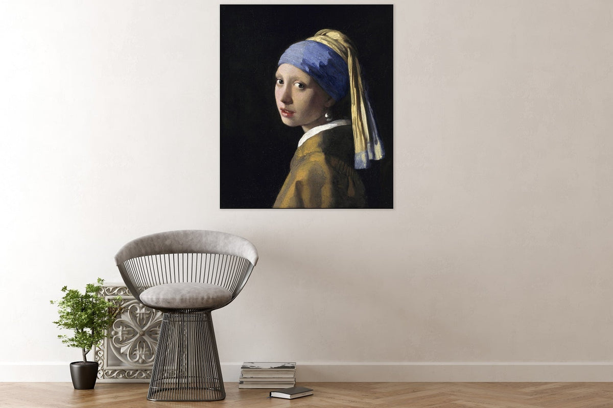 Acoustic art panel Girl with a Pearl Earring: Johannes Vermeer, sound-absorbing wall art