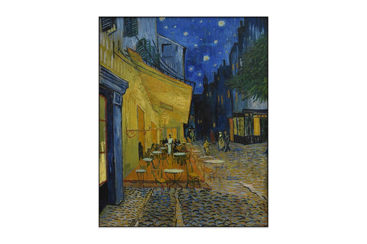 Acoustic art panel Café Terrace at Night: Vincent van Gogh, sound-absorbing wall art