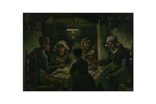 Acoustic art panel The Potato Eaters: Vincent van Gogh, sound-absorbing wall art