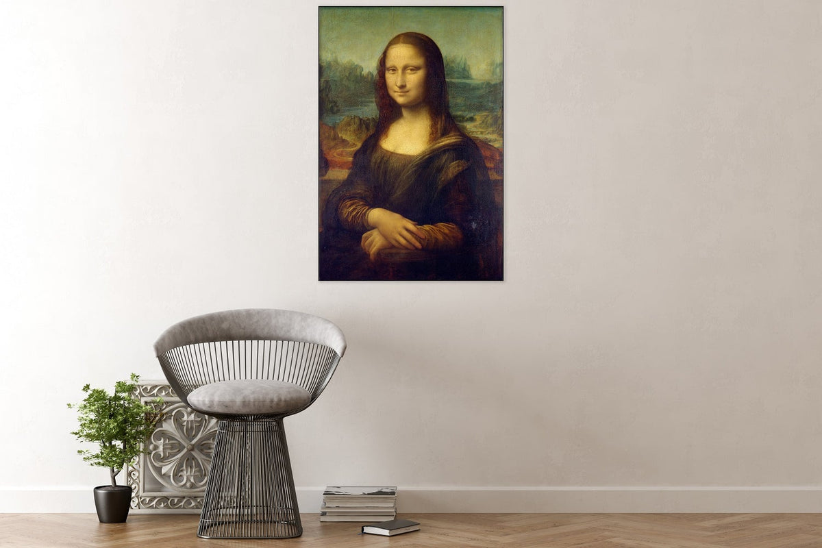 Acoustic art panel Mona Lisa: Leonardo da Vinci, sound-absorbing wall art