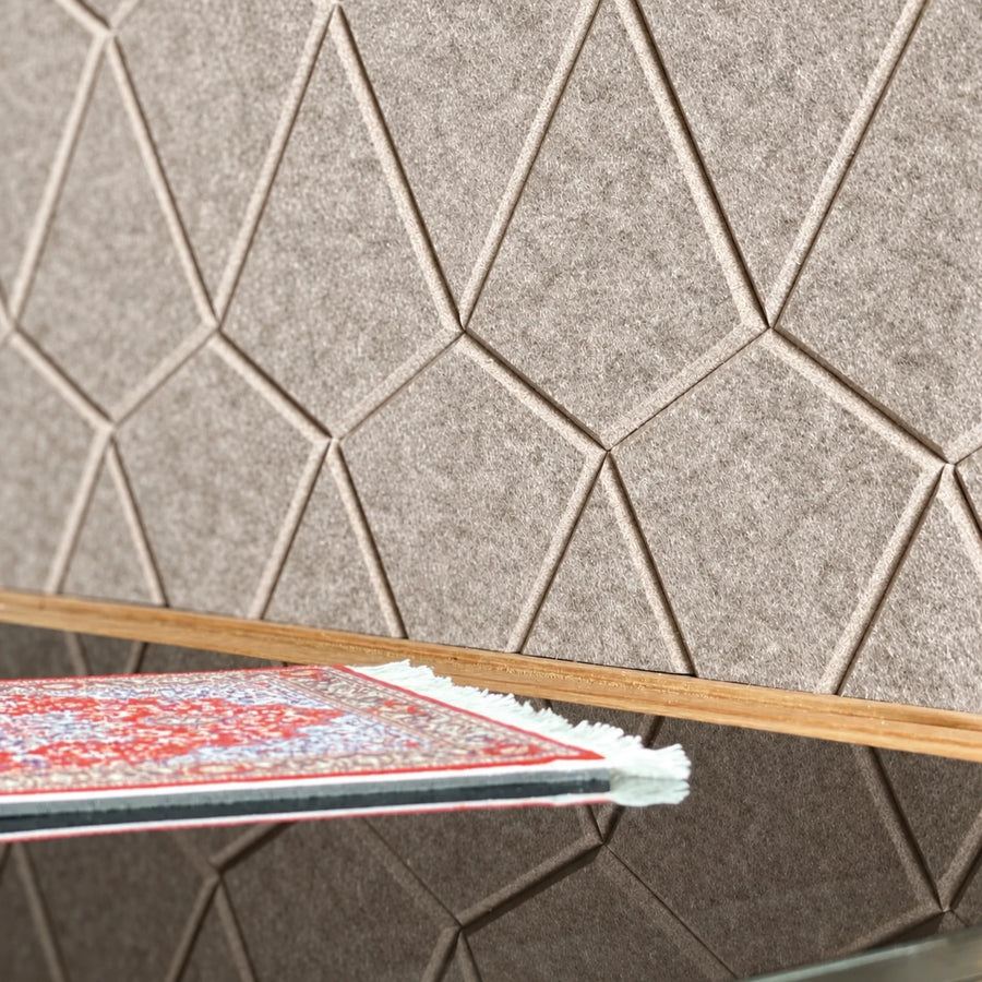 Acoustic wall stickers Kite: Self-adhesive felt, kite shapes