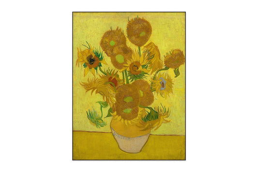 Acoustic art panel Sunflowers: Vincent van Gogh, sound-absorbing wall art