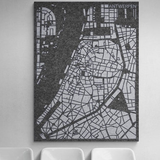 Acoustic City Map Antwerp 3D City Map of PET-vilt