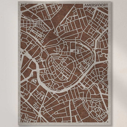 Acoustic City Map Amersfoort 3D City Map of PET-vilt