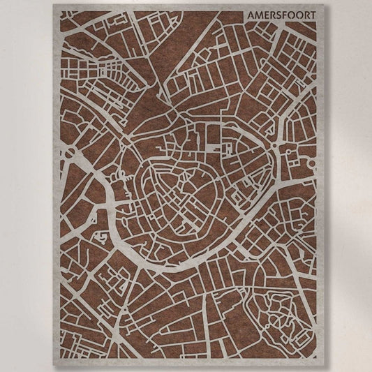 Acoustic City Map Amersfoort 3D City Map of PET-vilt