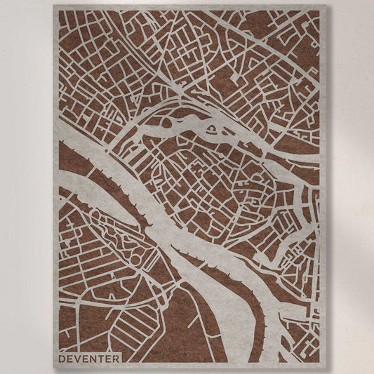 Acoustic City Map Deventer 3D City Map of PET-vilt