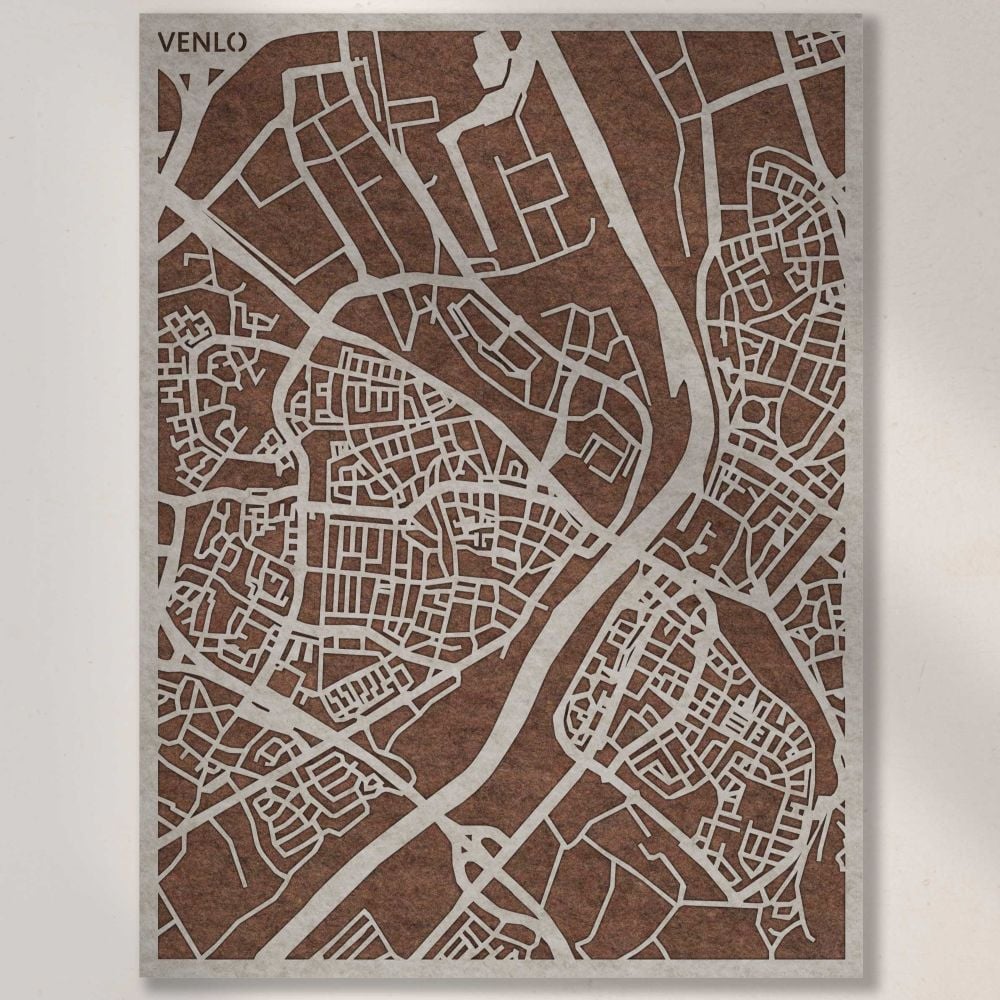 Acoustic City Map Venlo 3D City Map of PET-vilt