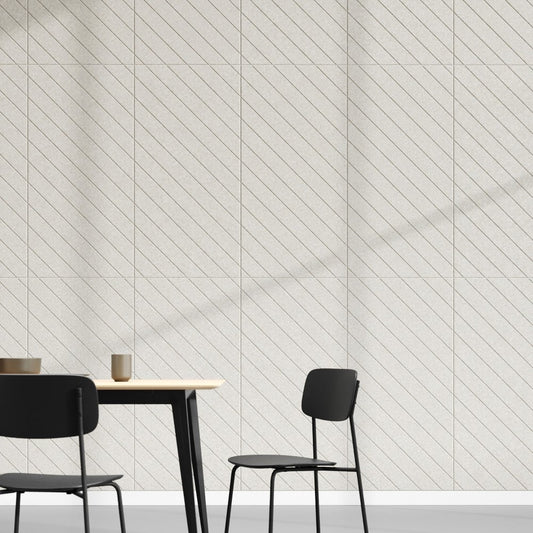 Tile Angle B right in Light Beige of 120 × 60 cm