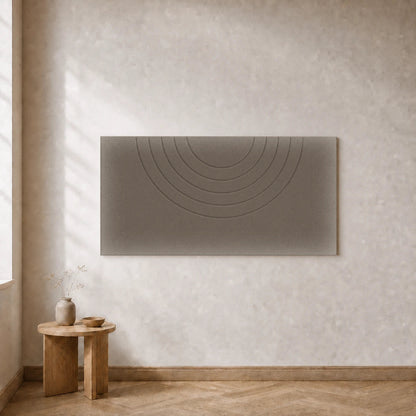 Curvy Design B  hindered Taupe 120 × 60 cm