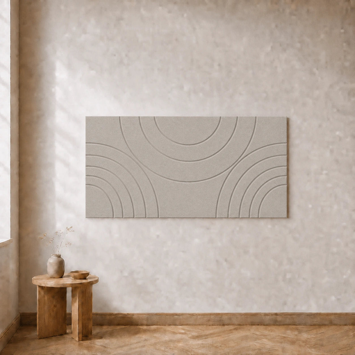 Curvy Design D  hindered Light Beige 120 × 60 cm