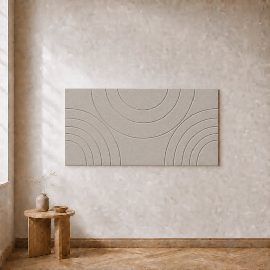 Curvy Design D  hindered Light Beige 120 × 60 cm