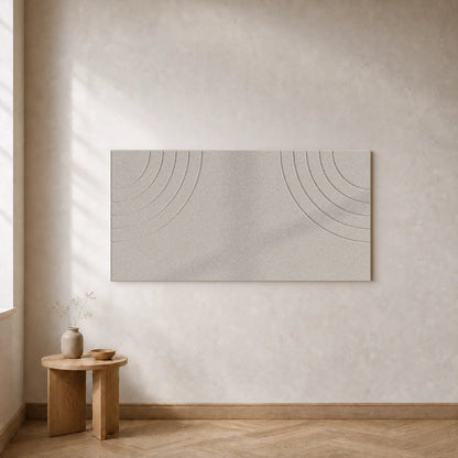 Curvy Design A  hindered Light Beige 120 × 60 cm