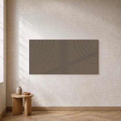 Curvy Design A  hampered Taupe 120 × 60 cm