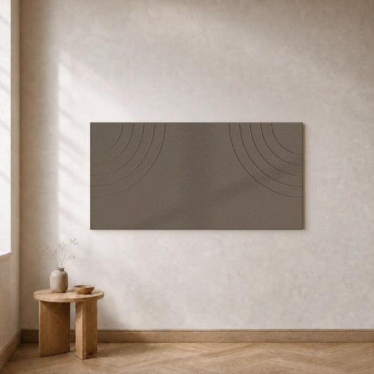 Curvy Design A  hampered Taupe 120 × 60 cm
