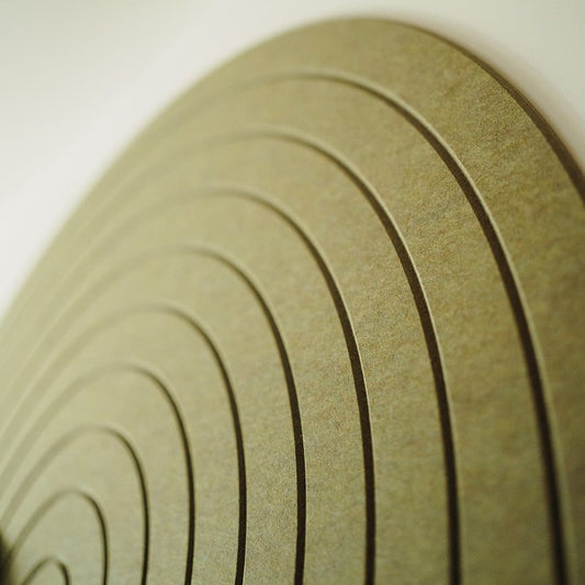 Detail of the rounded arc and bulletin board function of Wall Arch